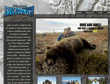 Tablet Screenshot of lakecountrylodge.com